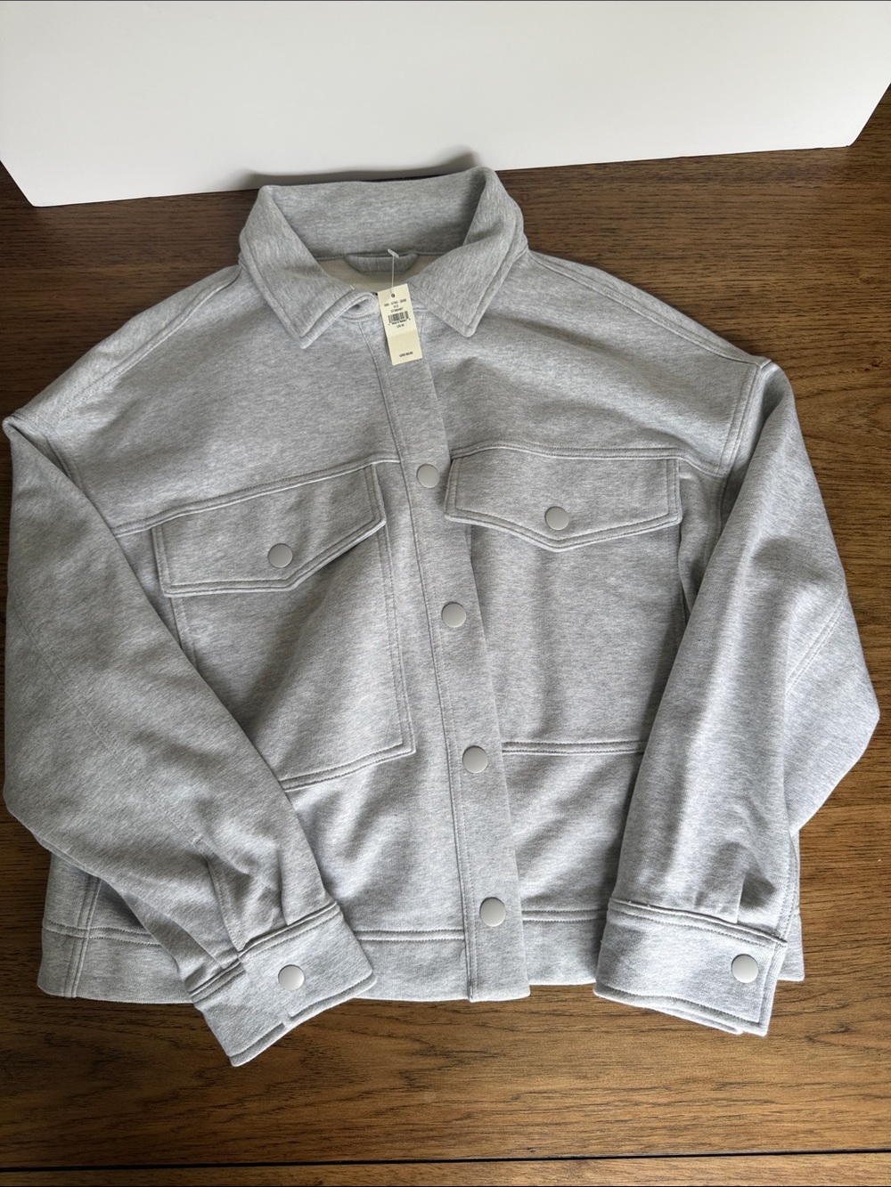 AERIE Women’s Grey Button-Front Jacket